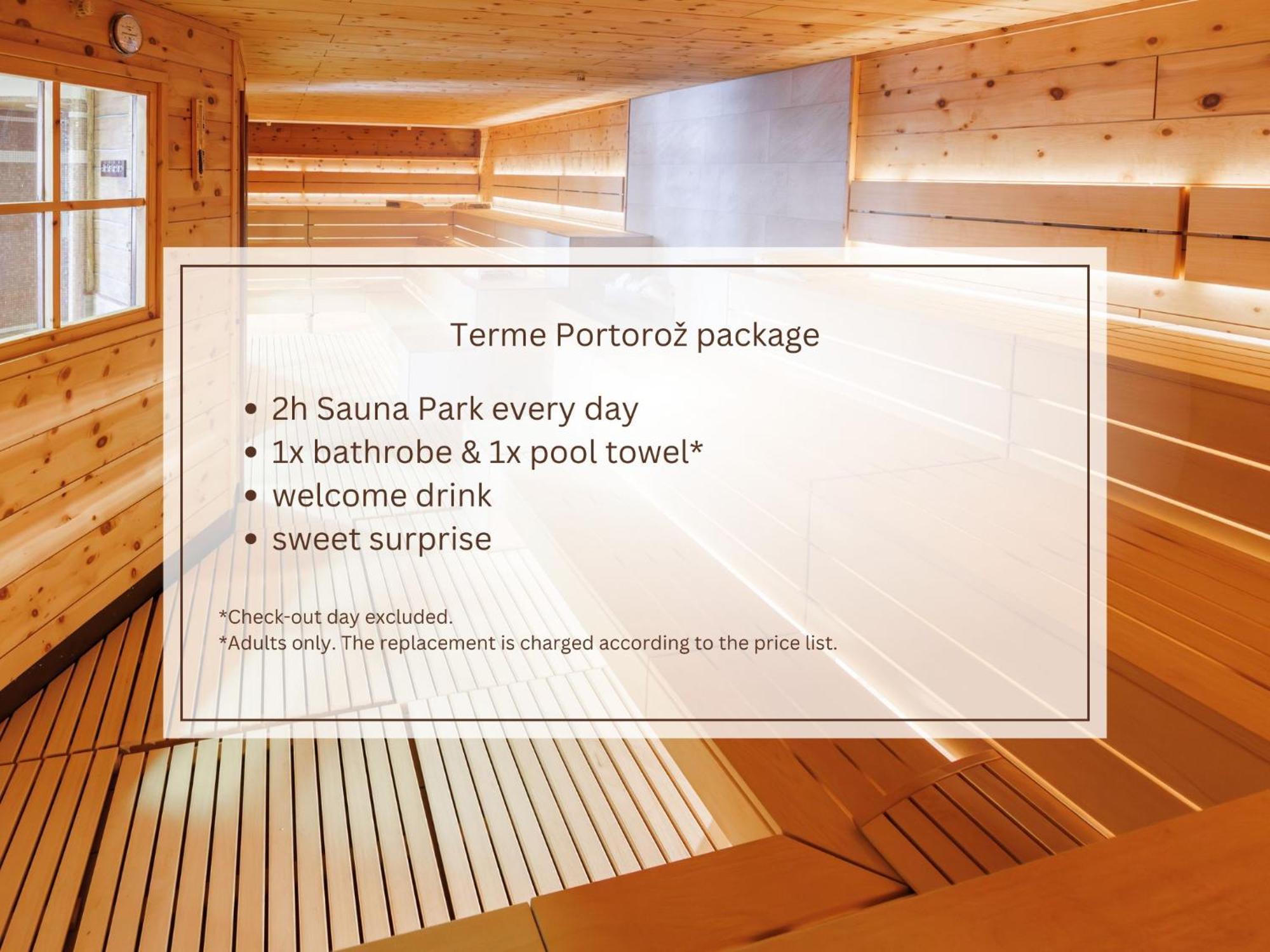 Hotel Slovenija - Terme & Wellness Lifeclass Portoroz Bilik gambar Sauna Park